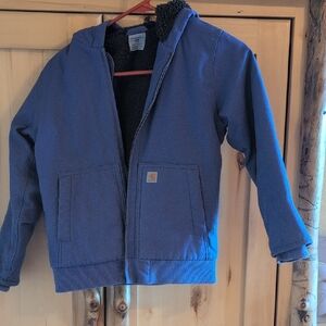 Carhartt Navy Hooded Jacket